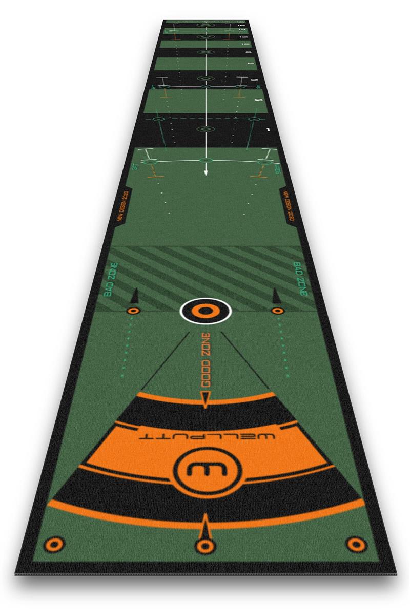 WELLPUTT ウェルパット ゴルフ パターマット 父の日 プレゼント WELLPUTT マット 4M ウェルパットゾーン パタートレーニング フランス製 日本正規流通品 グリーン
