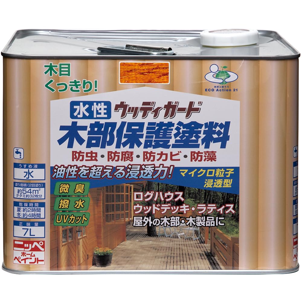 ニッペ 水溶性ウッディガード7L けやき