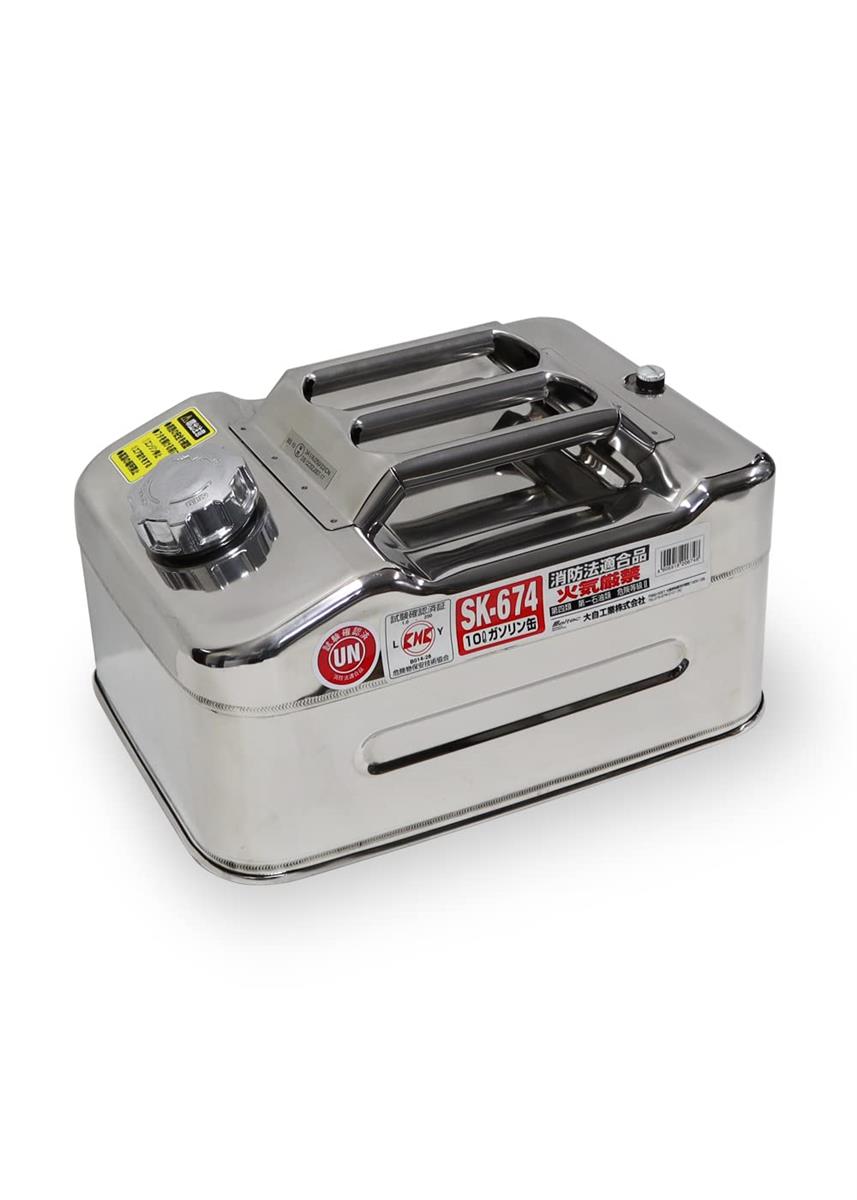 メルテック(meltec) ステンレス ガソリン携行缶 10L SK-674