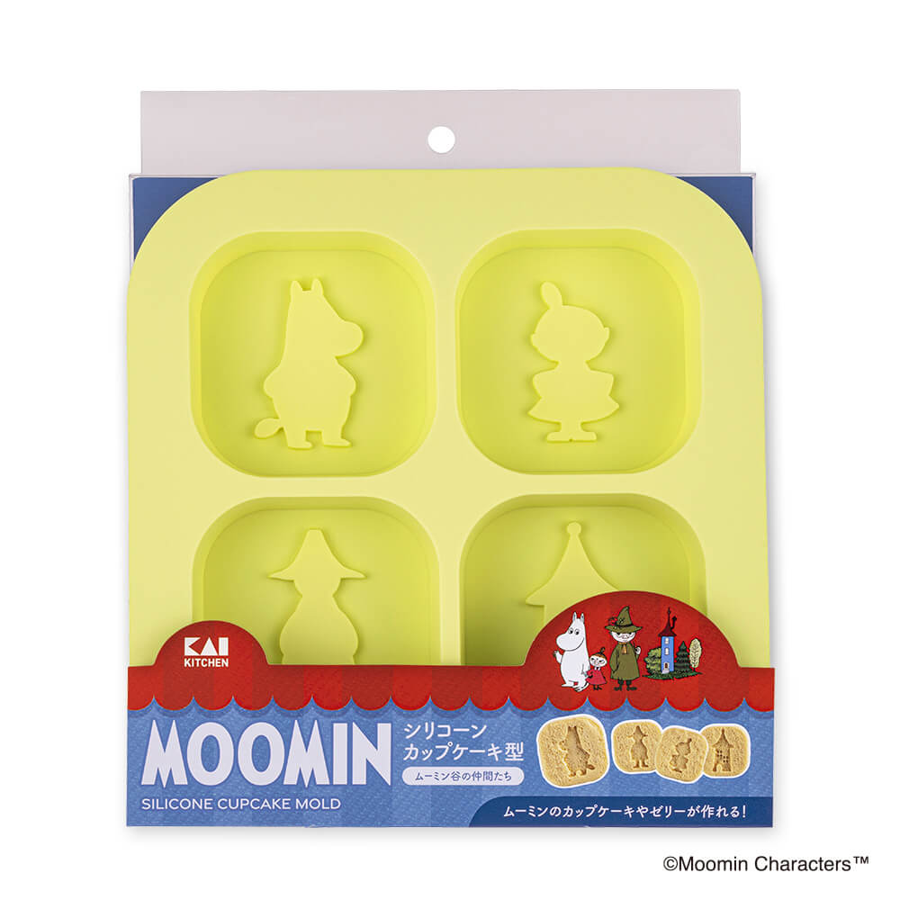 【ポイント20倍：1/18】 ムーミン シリコーカップケーキ型 ( ムーミン谷のなかまたち ) 貝印 製菓道具 ギフト 贈り物 プレゼント お菓子作り 製菓道具 ホワイトデー画像
