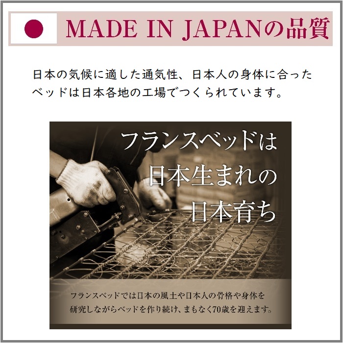 フランスベッドマットレスTW-010α【開梱設置送料無料】セミシングル