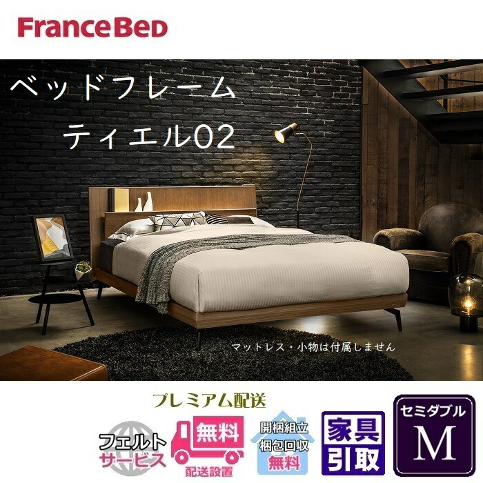 最終値下げ‼️フランスベッド フレーム／ダブルベッド フランスベッド ベッドフレーム ダブル エディ EY-02C 脚付き | 正規品