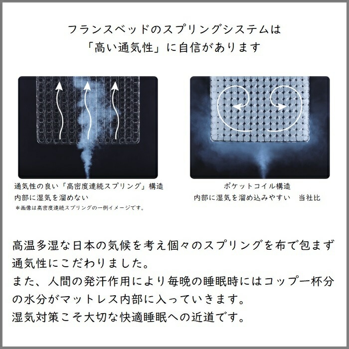 フランスベッドZT-020マットレスSSサイズ(セミシングル)