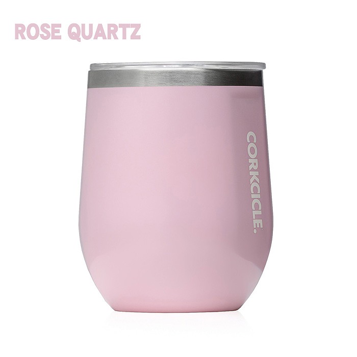 タンブラー ワイングラス おしゃれ 12oz ふた付き 保温 Stemless 蓋付き 保冷保温タンブラー 保冷 Corkcicle