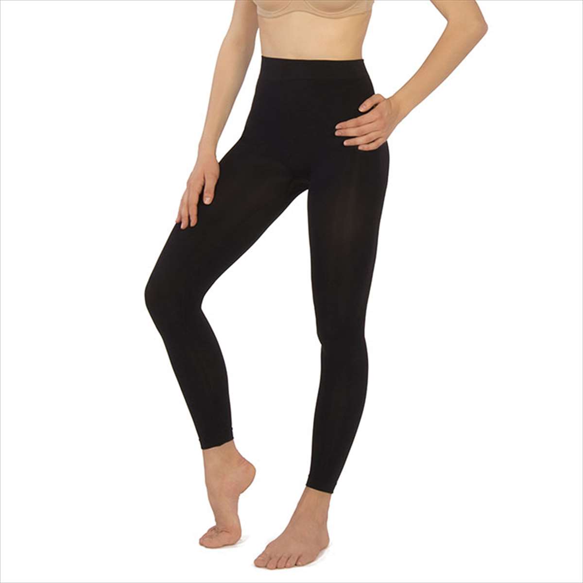 【沖縄・離島配送不可】【代引不可】レギンス Body＆co エマーナ カシミア混レギンス S-XL ブラック 美脚 股上深め スパッツ ボトムス 無地 すべすべ 伸縮性 ヨガ ランニング エクササイズ Body＆co BOCLGCBK*