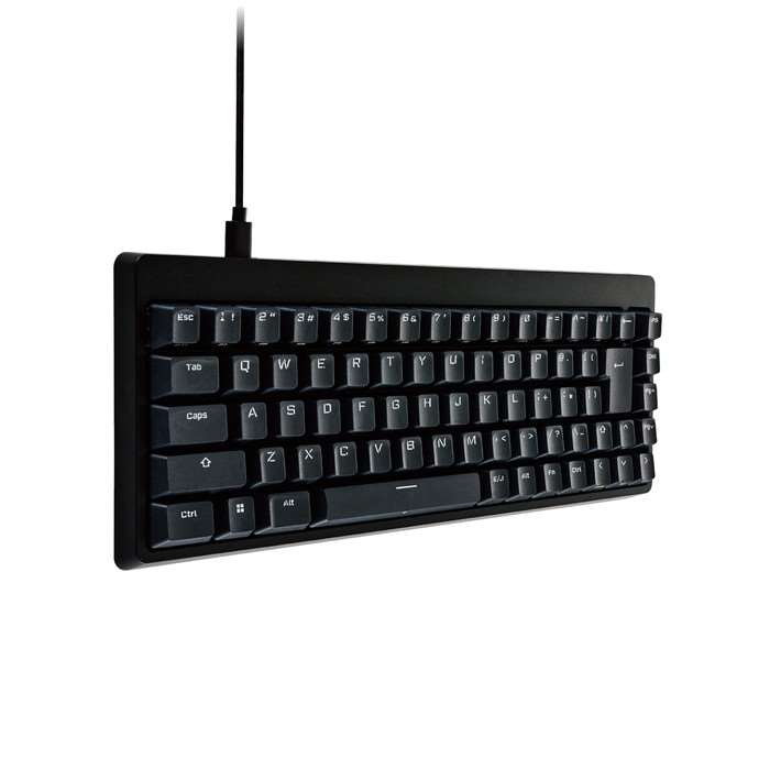 【沖縄・離島配送不可】【代引不可】ゲーミングキーボード V custom 有線 着脱式ケーブル メカニカル ( 銀軸 / スピードリニア ) 日本語配列 テンキーレス USB Aポート×1 コンパクト ブラック エレコム TK-VK200SBK