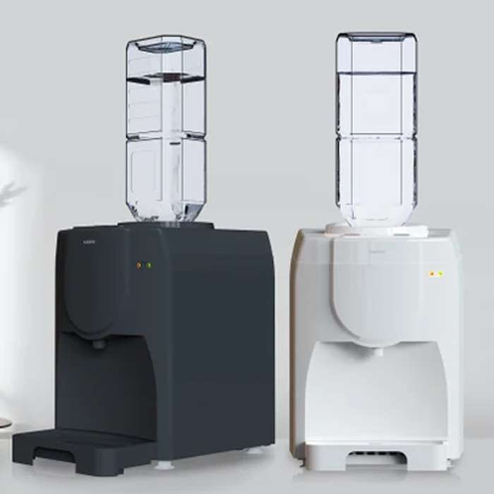 【沖縄・離島配送不可】卓上ウォーターサーバー スライドトレー 温水 冷水 ボトル ペットボトル 机上 ロック付き サーバー 給水 冷水器 温水器 SOUYI SY-108N 7,384円