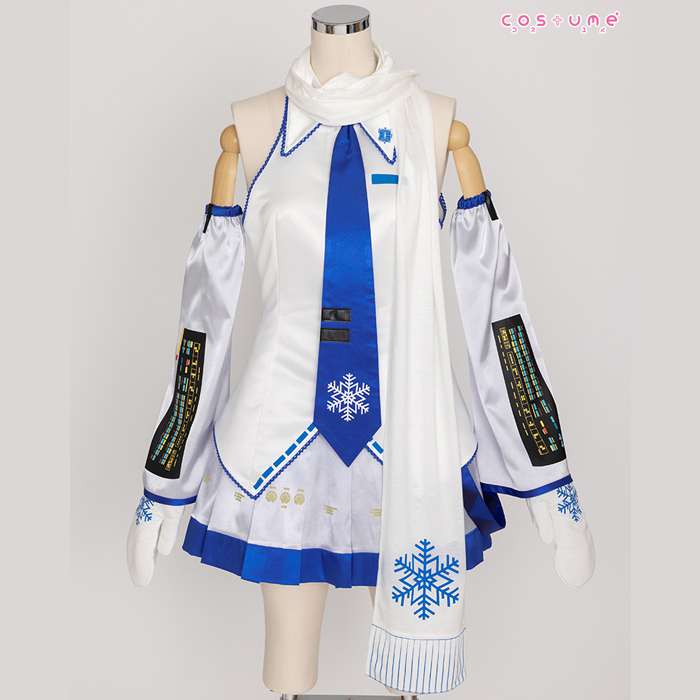 【沖縄・離島配送不可】公式コスチューム 雪ミク コスチュームセット S-Mサイズ COSYUME 5563-5410Y｜補聴器専門店　快聴生活