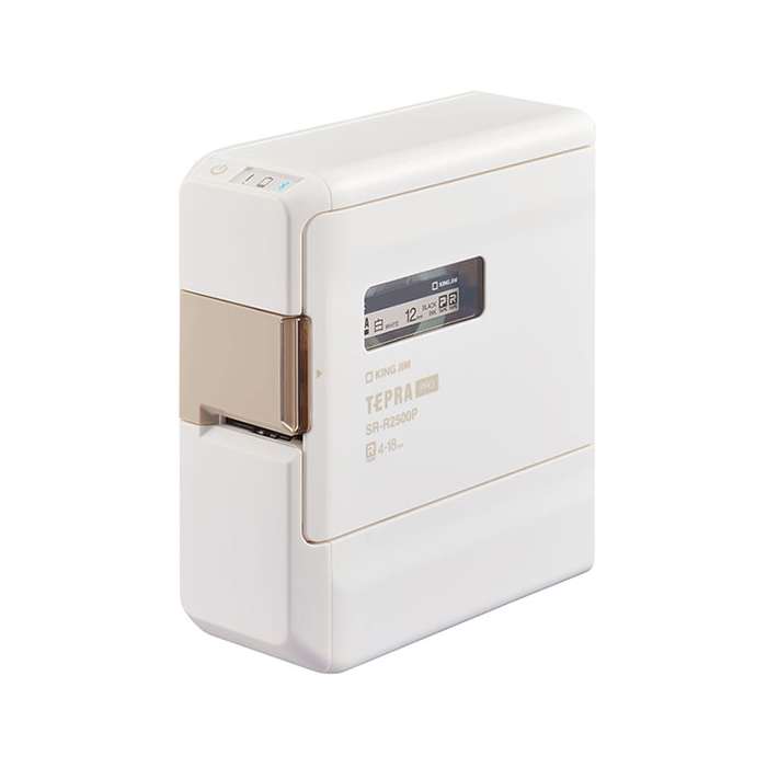 【沖縄・離島配送不可】テプラ PRO SR-R2500P ラベルプリンター Bluetooth対応 スマホで簡単ラベル作成 キングジム SR-R2500P-W