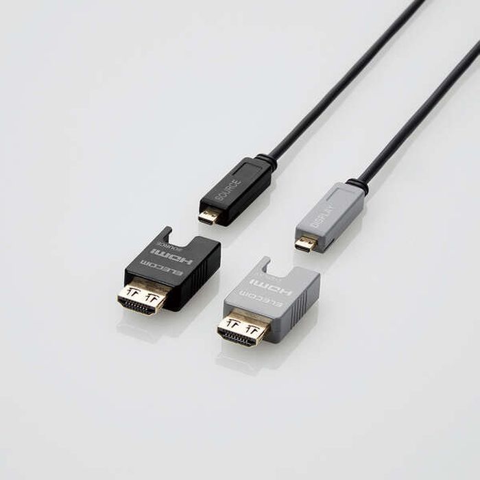 【沖縄・離島送りとどける不可】【代引不可】HDMI有線テレビ 長尺 10m アクティブオプティカル 4K(60P)相応う 変わり種社会システム 長距離 釣り合い さし絵・声音伝わらす 黒いこと エレコム DH-HDLOB10BK