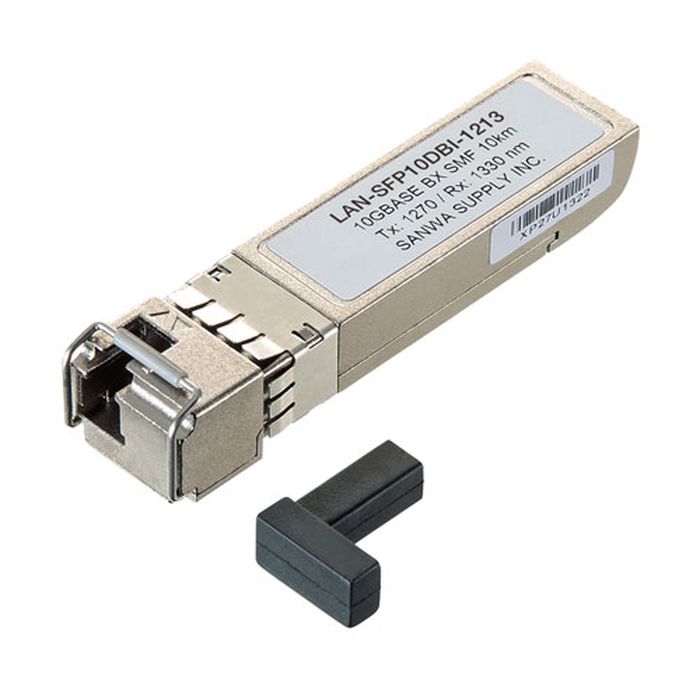 【沖縄・離島送りとどける不可】【代引不可】BiDirectional SFP変換器 デジタル読み合わせる監督することDDMI相応う 一芯双方向手合い 10GBASE-LR標準尺度 サンワサプライ ローカルエリアネットワーク-SFP10DBI-1213