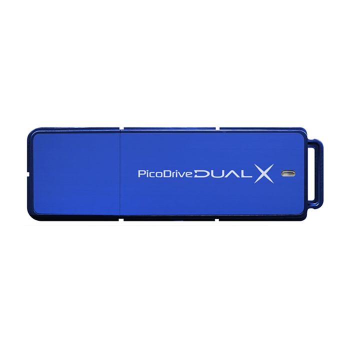 【沖縄・離島配送不可】USBフラッシュメモリ ピコドライブDUAL X 32GB コンパクト 便利 グリーンハウス GH-UFD32GDX｜補聴器専門店　快聴生活