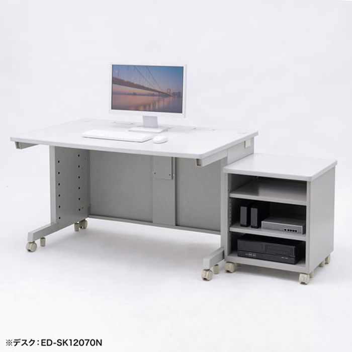 機器収納ボックス W500 D480mm 収納 デスク横 デスク下 機器収納ラック