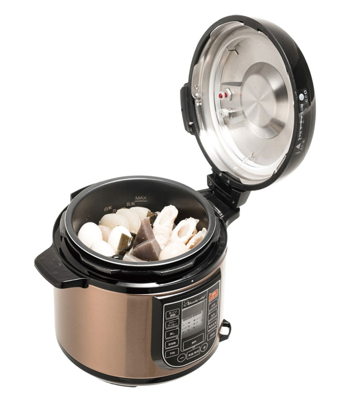 人気特価激安 楽天市場 沖縄 離島配送不可 電気圧力鍋 楽ポン 家庭用 マイコン電気圧力鍋 4l 4リットル 家族3 4人用 クッキングブック付き ワンダーシェフ Oedc40 補聴器専門店 快聴生活 日本産 Pay Makan Place