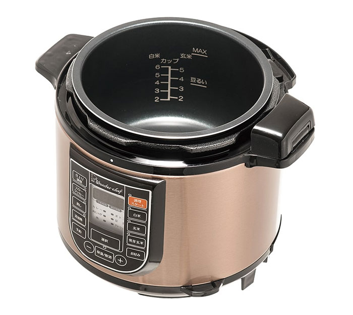 人気特価激安 楽天市場 沖縄 離島配送不可 電気圧力鍋 楽ポン 家庭用 マイコン電気圧力鍋 4l 4リットル 家族3 4人用 クッキングブック付き ワンダーシェフ Oedc40 補聴器専門店 快聴生活 日本産 Pay Makan Place