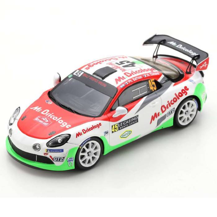 絶版　1/43 スパーク　アルピーヌ　A110 モンテカルロラリー　1971 スパーク 1/43 アルピーヌ A110 ラリー RGT モンテカルロ 2024