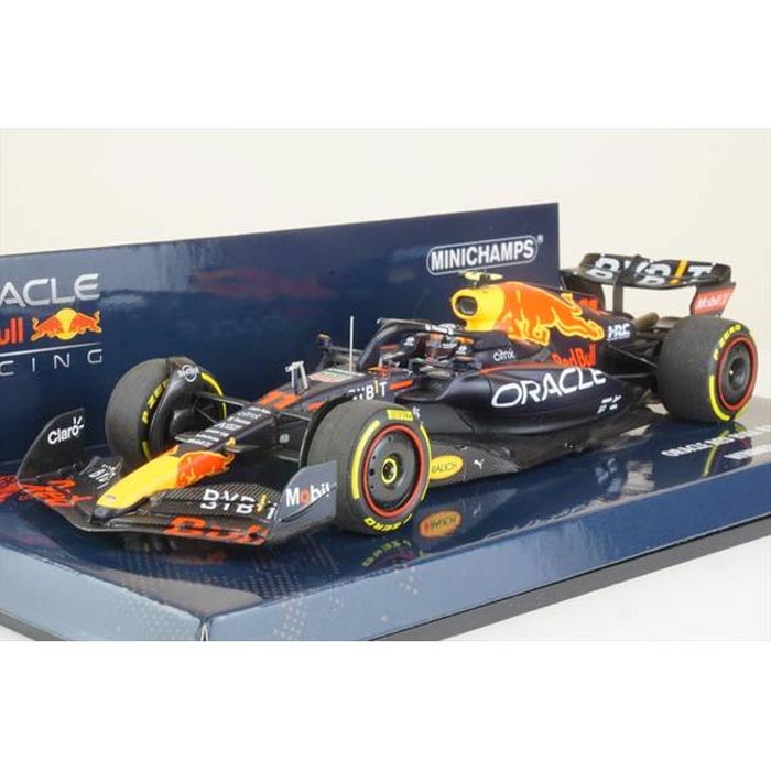【沖縄・離島配送不可】ミニチャンプス 1/43 オラクル レッド ブル レーシング RB18 セルジオ･ペレス モナコGP 2022 ウィナー 京商 417220711