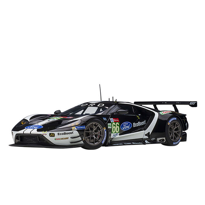 【沖縄・離島配送不可】1/18 フォード GT 2019 #66 ル･マン24時間レース LMGTE Proクラス ブラック/ホワイト 車 模型 ミニカー スーパーカー AUTOart オートアート 81910