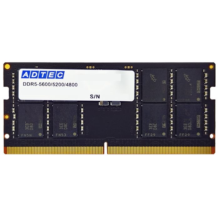 【沖縄・離島送りとどける不可】【代引不可】DDR5-5600 SODIMM 16GB×2枚 高速道路記憶装置 取りひろげる 増設 パソコン マイコン 部分品 ADTEC ADS5600N-H16GW