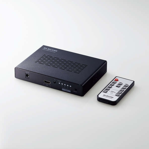 【沖縄・離島送りとどける不可】【代引不可】ビデオウォールコントローラー HDMI(最終生産物)4界面 金属元素 黒いこと エレコム VSP-VWCHD14BK