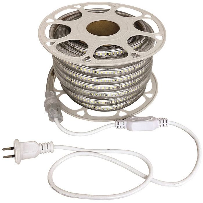 【沖縄・離島送りとどける不可】両面発しる LED索条点火装置 20m ワット数付き添い人 点火装置 防犯 室外 DIY  富士倉 FRL-W20M-W