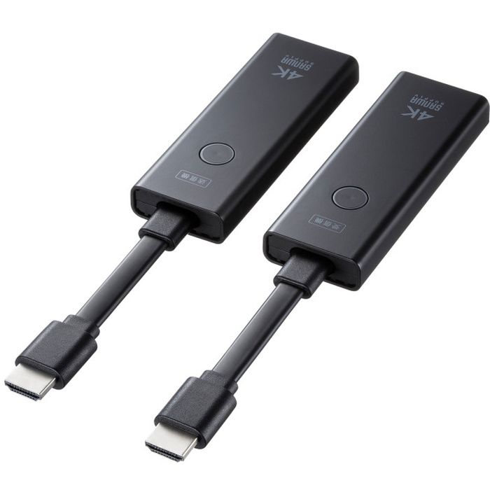 【沖縄・離島送りとどける不可】【代引不可】4K相応う 無線電話 HDMIエクステンダー 4K/60サイクル さし画 最終生産物 サンワサプライ VGA-EXWHD12