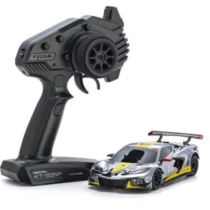 【沖縄・離島配送不可】MR04RWD r/s シボレーコルベット C8.R クロームイエロー 京商 32356CRY