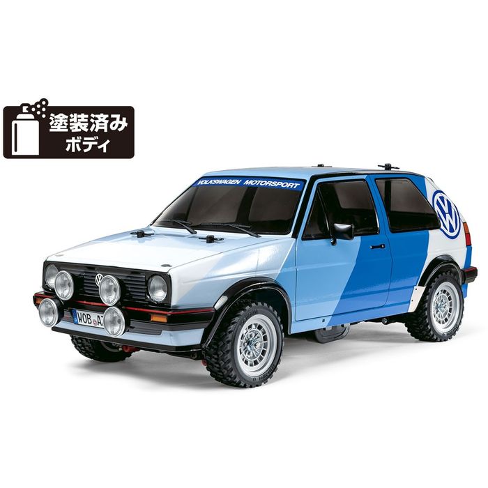 【沖縄・離島配送不可】1/10 電動RCカー フォルクスワーゲン ゴルフ2 GTI 16V ラリー (MF-01Xシャーシ) タミヤ 58714