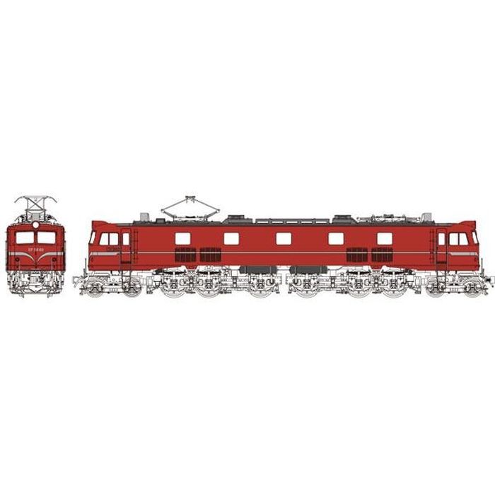 【沖縄・離島配送不可】HOゲージ 1/80 国鉄 EF58-60 前面大窓 一般使用時 鉄道模型 ドーファン TW-EF58T