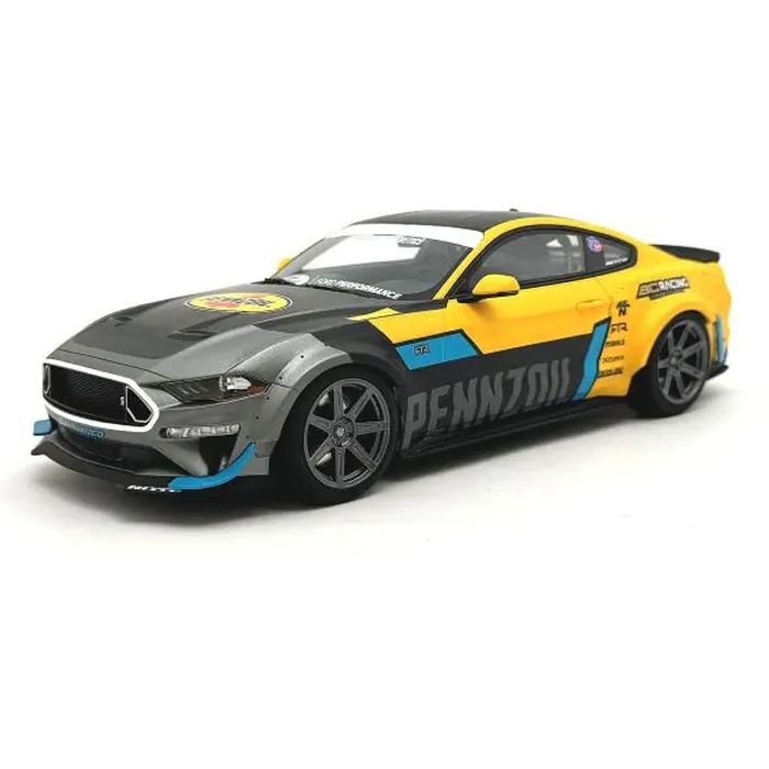 【沖縄・離島配送不可】GT SPIRIT 1/18 フォード マスタング RTR スペック5 ワイドボディ (ペンズオイル) U.S. Exclusive 京商 GTS056US｜補聴器専門店　快聴生活