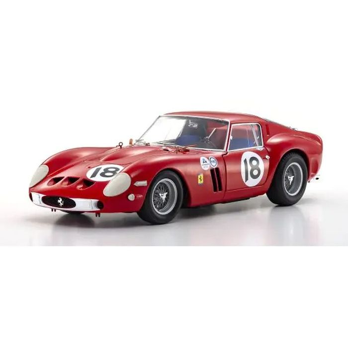 【沖縄・離島配送不可】京商オリジナル 1/18 フェラーリ 250GTO 1963 デイトナ 3h #18 (レッド) 京商 KS08438F