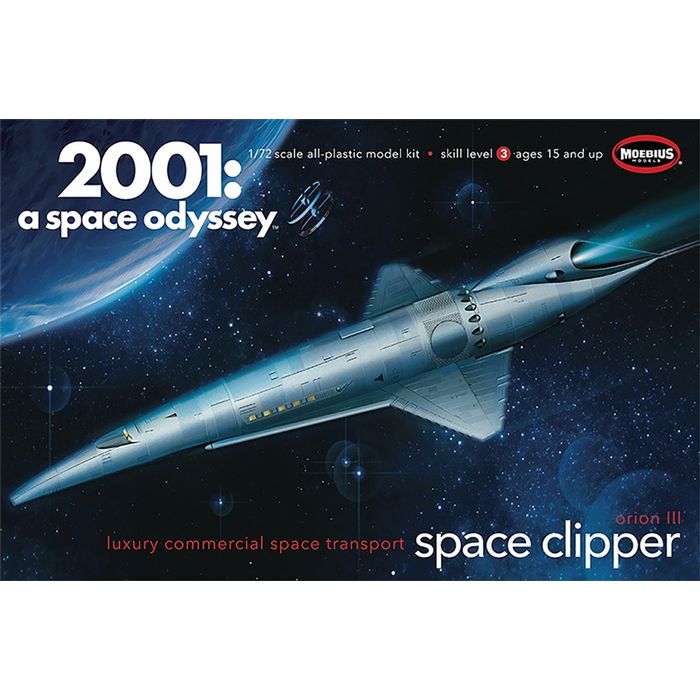 【沖縄・離島配送不可】2001年宇宙の旅 1/72 オリオン号 スペースクリッパー プラッツ MOE2001-11画像