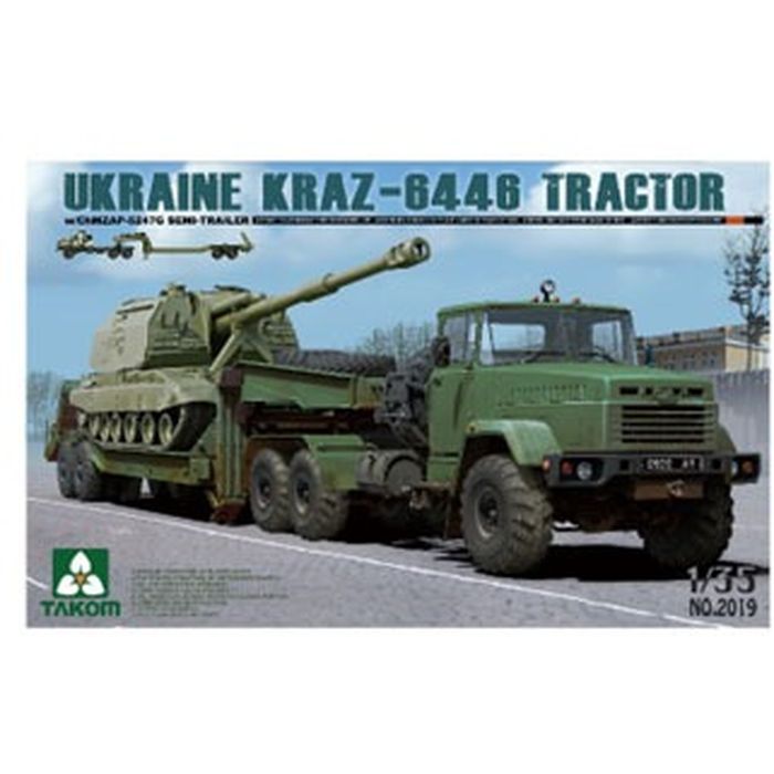 【沖縄・離島配送不可】1/35 KrAZ-6446 トラクター w/ChMZAP-5247G セミトレーラー ビーバーコーポレーション TKO2019