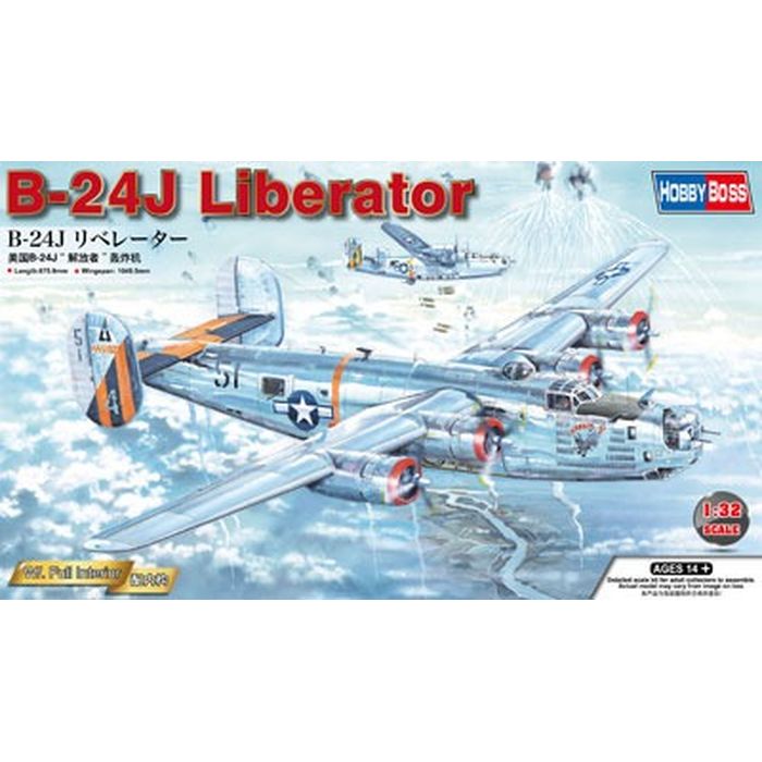 【沖縄・離島配送不可】83211 HOBBY BOSS 1/32 B-24J リベレーター 童友社 83211