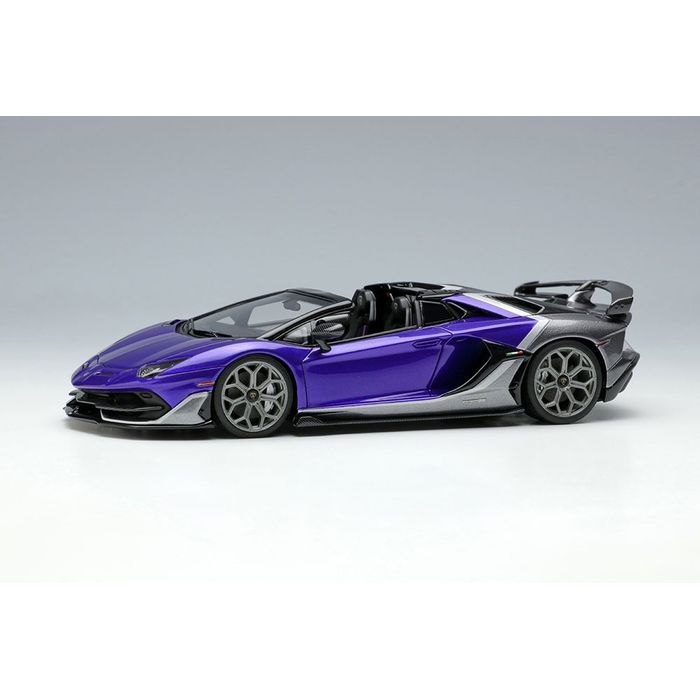 【沖縄・離島配送不可】EIDOLON 1/43 Lamborghini Aventador SVJ Roadster 2020 Ad Personam 2 tone paint ヴィオラヘスティア/グリジオリンクス メイクアップ EM669C