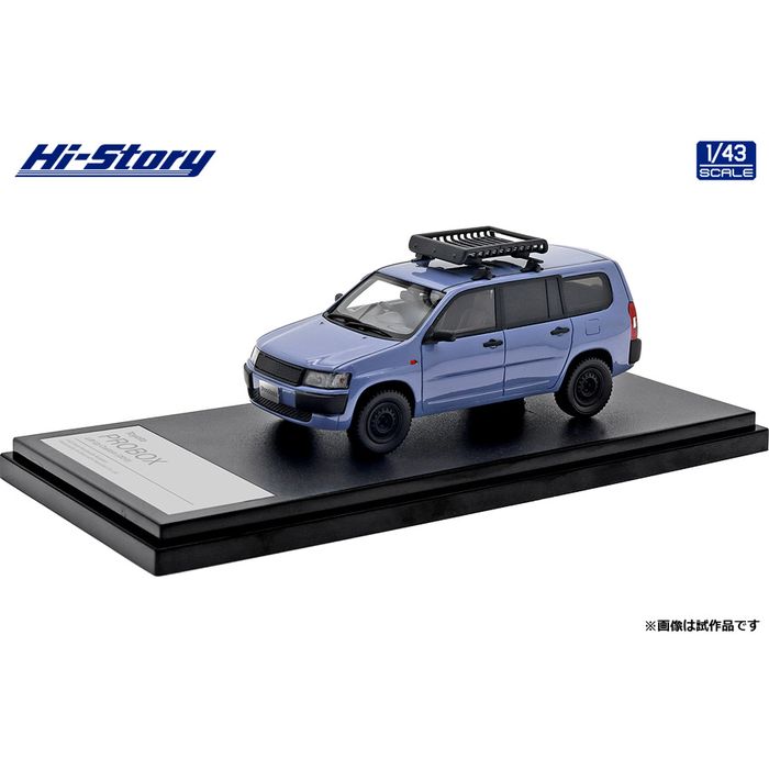 Hi-Story 1/43 Toyota PROBOX Lift Up Custom (2010) ブルーイッシュグレー インターアライド HS403BL