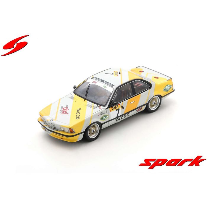 【沖縄・離島配送不可】1/43 BMW 635 CSi No.7 Dixi Sport 24H Spa 1988 G. Fevrot - B. di Gioia - F. Delavallade Spark Japan SB673