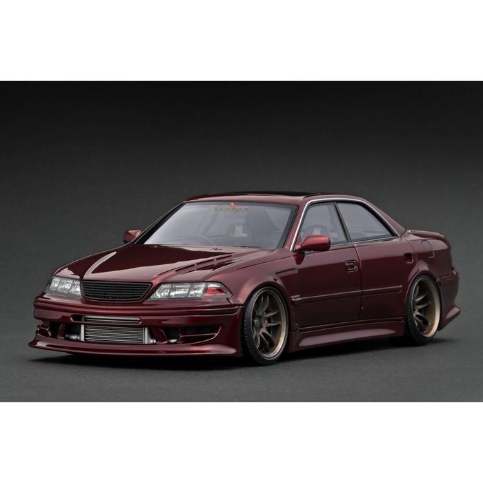 【沖縄・離島配送不可】1/18 VERTEX JZX100 MARK-II Red Metallic ミニカー 完成品 IGモデル ティーケー・カンパニー IG3577