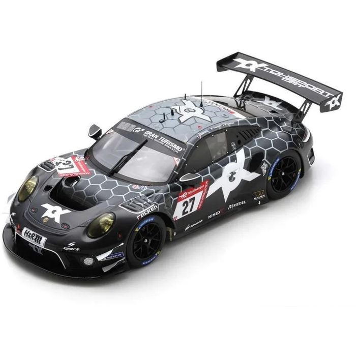【沖縄・離島配送不可】1/18 Porsche 911 GT3 R No.27 Toksport WRT 24H Nurburgring 2022 Spark Japan 18SG060