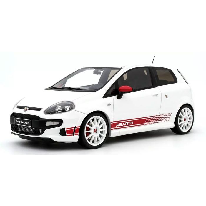 【沖縄・離島配送不可】OttO MOBILE 1/18 フィアット プント アバルト エッセエッセ 2010 (ホワイト) 京商 OTM460