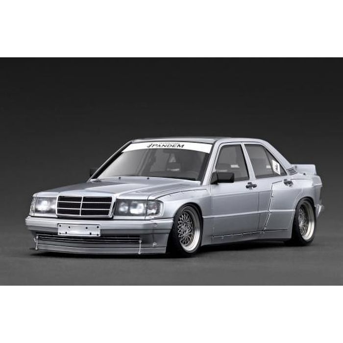 【沖縄・離島配送不可】1/18 PANDEM 190 Silver ミニカー 模型 完成品 イグニッションモデル ティーケー・カンパニー IG3768