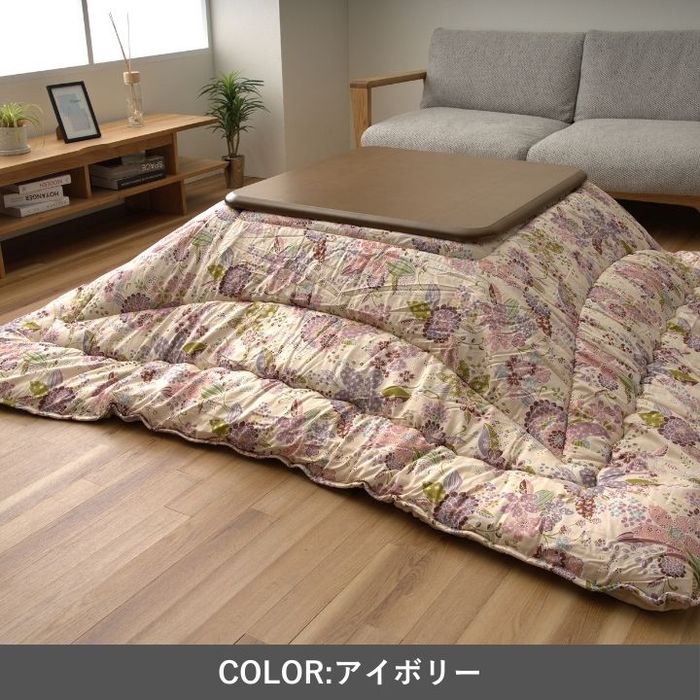 【沖縄・離島配送不可】【代引不可】こたつ こたつ厚掛 掛 舞妓 205&times;245cm アイボリー IKEHIKO 1160370140203｜補聴器専門店　快聴生活