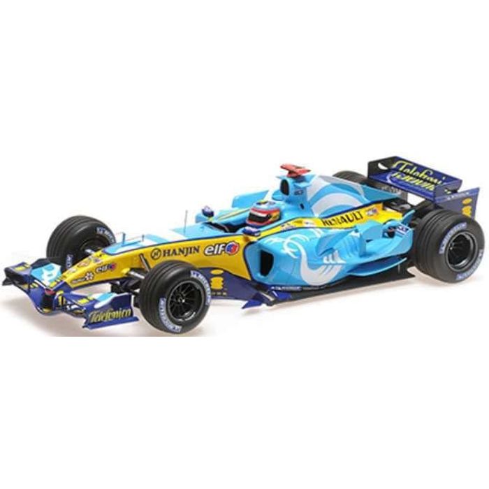 【沖縄・離島配送不可】ミニチャンプス 1/18 ルノー F1 チーム R25 フェルナンド･アロンソ フランスGP 2005 ウィナー 京商 117051005