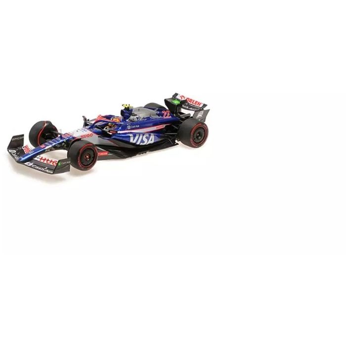 【沖縄・離島送りとどける不可】MINICHAMPS 1/18 ビザ 現ナマ引き上げる RB F1野球クラブ VCARB 01 角田裕毅 2024 京商 117240122