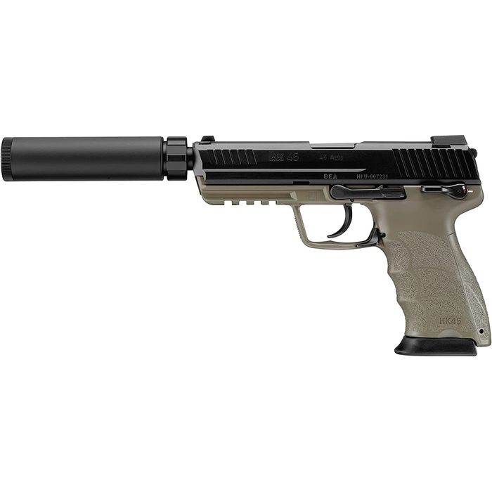 【沖縄・離島配送不可】 対象年齢18歳以上 ガスブローバックガン HK45タクティカル 東京マルイ 4952839142764