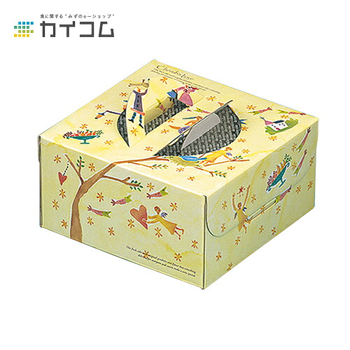 ハンドボックス メルヘン 6号 サイズ : 221×221×117mm 入数 : 100