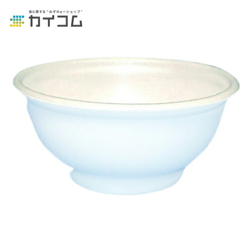 【丼容器・弁当箱】D-2(白)本体 サイズ : 155φ×70mm 入数 : 600