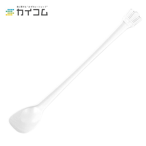マドラースプーン#190(白) バラ サイズ : 184mm 入数 : 3000|業務用容器カイコム 店