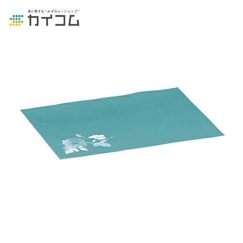 バガステーブルマット(朝顔) サイズ : 260&times;365mm 入数 : 1000｜業務用容器カイコム　店