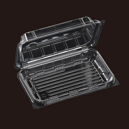 冷凍対応フードパックOSA20-13（46）エコOPET 規格 : 201×130×46mm(長辺×短辺×高さ) 入数 : 600 冷凍自動販売機対応 ラーメン 餃子 パスタ 揚げ物 唐揚げ SDGs エコ容器